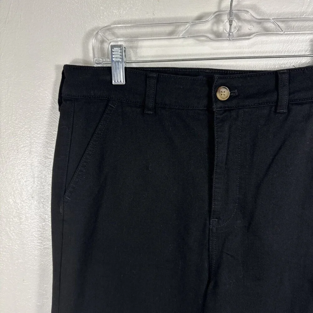 J.Crew Women's 27‎ Tall High Rise Trouser Jeans Black NWT